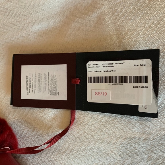 MaxMara Leather and Fur Reversible Bag, Special Edition, Red - Picture 10 of 16